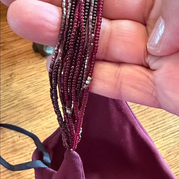 LaundryByShelliSegalNEWSEXY StunningMaxiDressHandBeadedStraps StretchyPristine4 - Picture 4 of 10